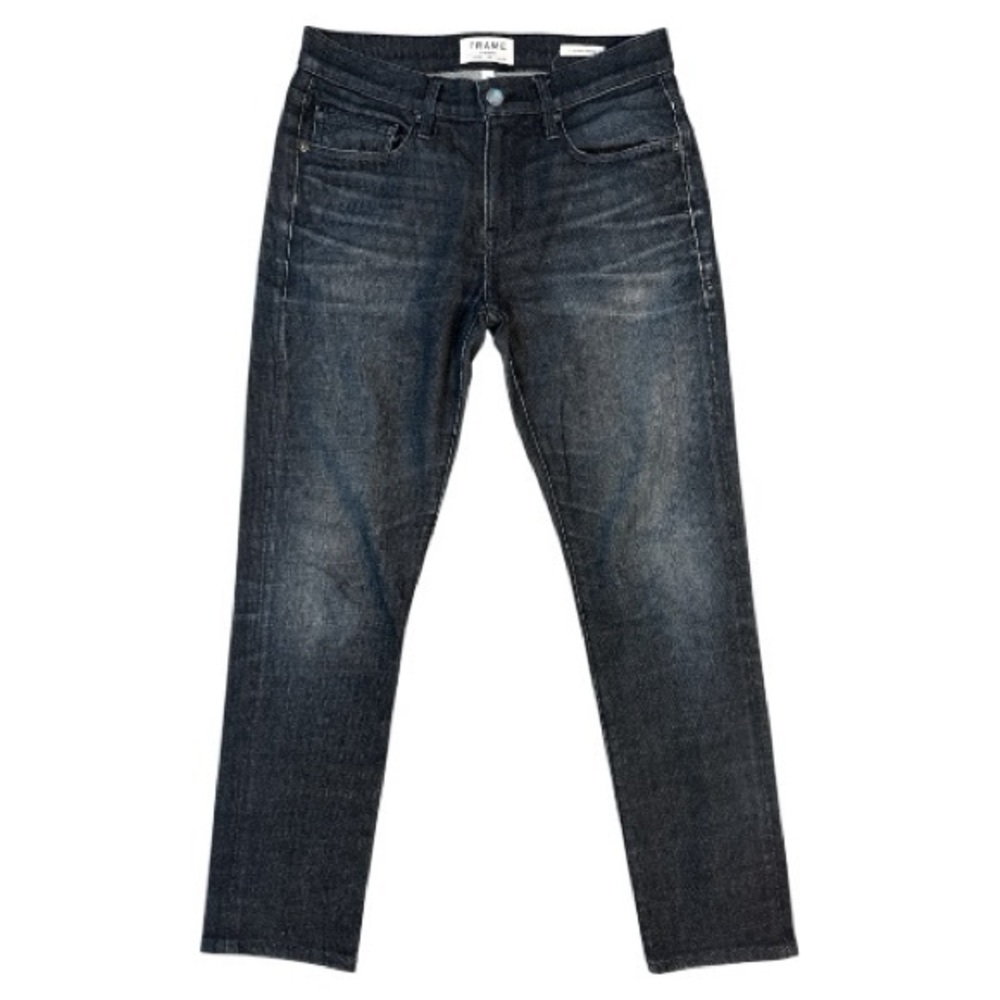 FRAME L’ Homme Skinny in Dark Wash Maritime Size 29